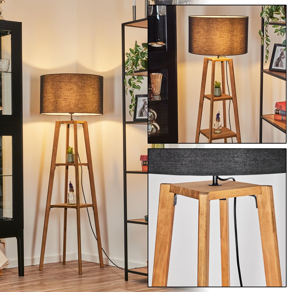 Flemming Lampadaire Écru, Noir, 1 lumière main product photo