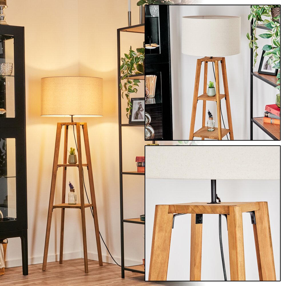 Flemming Lampadaire Écru, Noir, 1 lumière main product photo