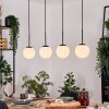 Gastor Suspension, Boule lumineuse, Suspension Blanc, 4 lumières