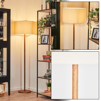 Flemming Lampadaire Écru, 1 lumière