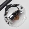 Ripoll Plafonnier, Boule lumineuse Chrome, Clair, Fumé, 6 lumières