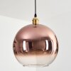 Koyoto Suspension, Boule lumineuse, Suspension Or, 1 lumière