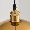 Koyoto Suspension, Boule lumineuse, Suspension Or, 1 lumière