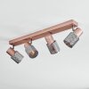 Nelar Plafonnier, Spot de plafond Bronze, Chrome, 4 lumières