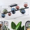 Chehalis Plafonnier, Boule lumineuse Bleu, Vert, Cuivré, 10 lumières