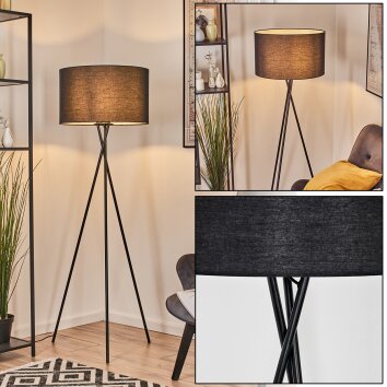 Flemming Lampadaire Noir, 1 lumière Flemming Lampadaire Noir, 1 lumière