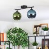 Koyoto Plafonnier, Boule lumineuse Bleu, Vert, 2 lumières