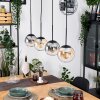 Gastor Suspension, Boule lumineuse, Suspension Ambre, Clair, Fumé, 4 lumières