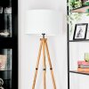 Flemming Lampadaire Bois foncé, Noir, 1 lumière