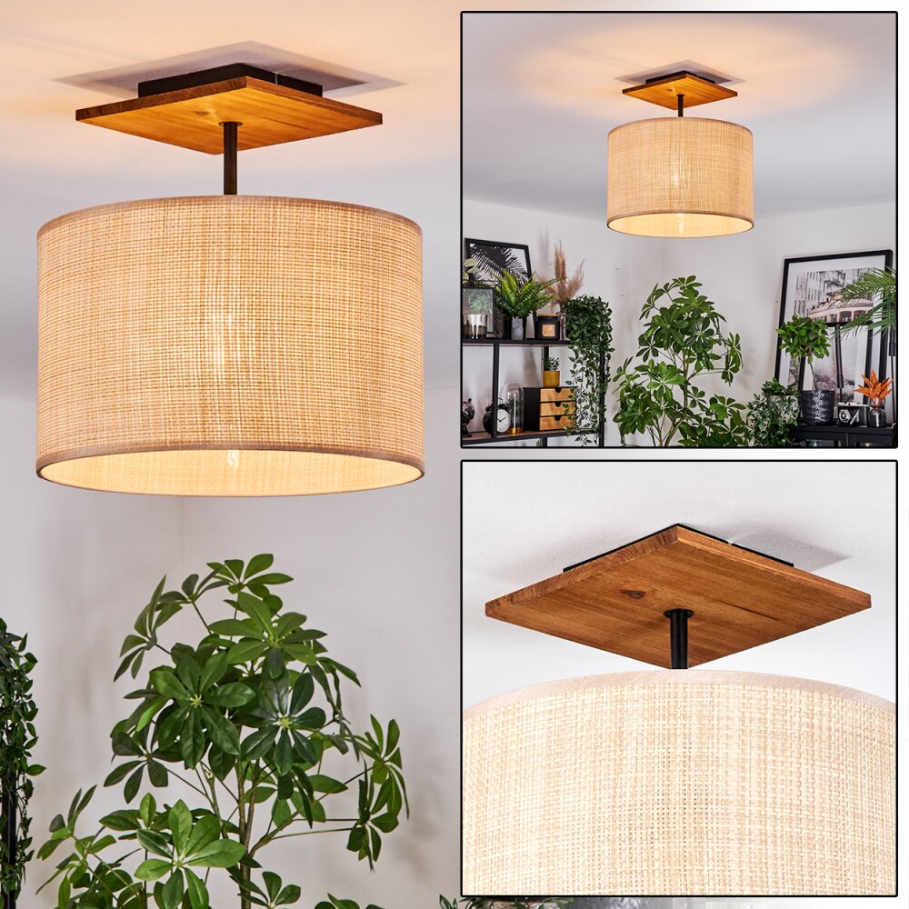 Sabadim Plafonnier Écru, Noir, 1 lumière main product photo