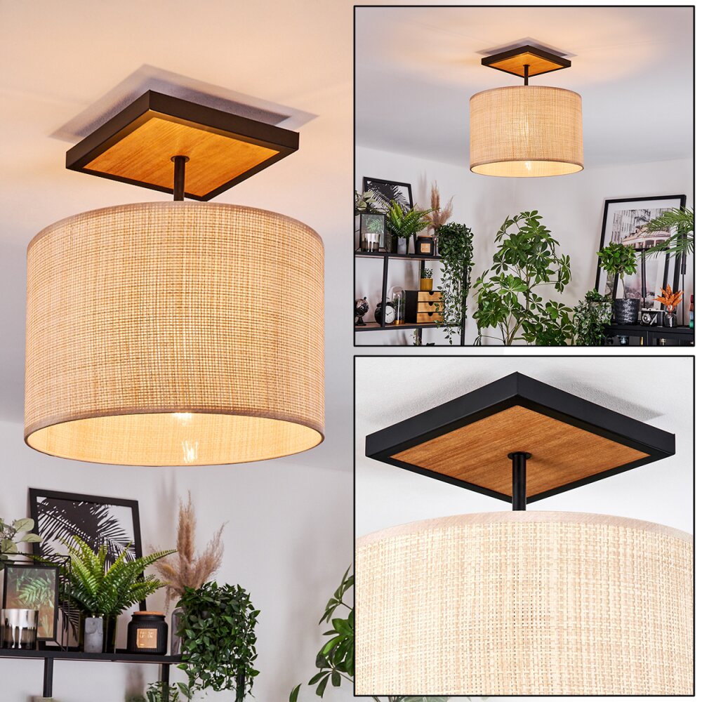 Sabadim Plafonnier Écru, Noir, 1 lumière main product photo