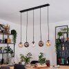 Gastor Suspension, Boule lumineuse, Suspension Ambre, Clair, Fumé, 5 lumières