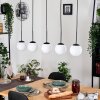 Gastor Suspension, Boule lumineuse, Suspension Blanc, 5 lumières