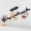Chehalis Plafonnier, Boule lumineuse Ambre, Clair, Fumé, 10 lumières