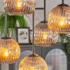 Ripoll Plafonnier, Boule lumineuse Ambre, Fumé, 5 lumières