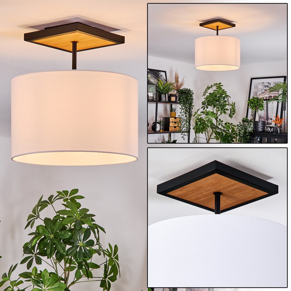 Bassagoda Plafonnier Écru, Noir, 1 lumière main product photo