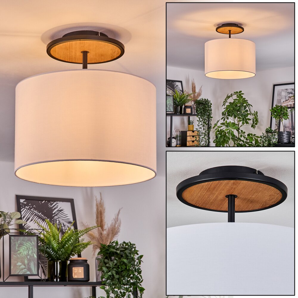 Bassagoda Plafonnier Écru, Noir, 1 lumière main product photo