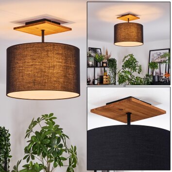 Bassagoda Plafonnier Écru, Noir, 1 lumière