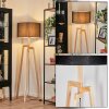 Flemming Lampadaire Écru, Noir, 1 lumière