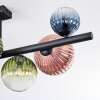 Chehalis Plafonnier, Boule lumineuse Bleu, Vert, Clair, Cuivré, 8 lumières