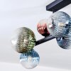 Chehalis Plafonnier, Boule lumineuse Bleu, Vert, Clair, Cuivré, 8 lumières