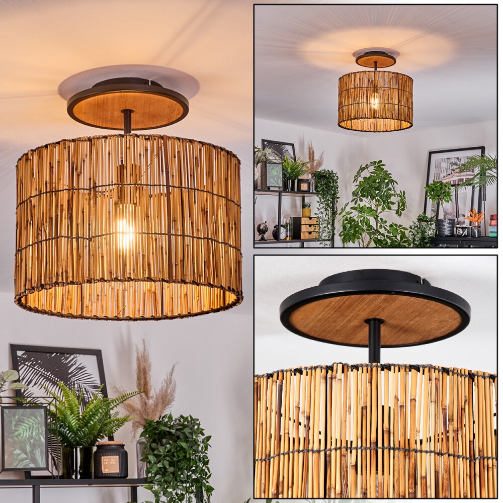 Cando Plafonnier Écru, Noir, 1 lumière main product photo