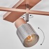 Nelar Plafonnier, Spot de plafond Bronze, Chrome, 5 lumières