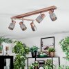 Nelar Plafonnier, Spot de plafond Bronze, Chrome, 5 lumières