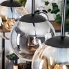 Gastor Suspension, Boule lumineuse, Suspension Ambre, Clair, Fumé, 3 lumières