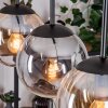 Gastor Suspension, Boule lumineuse, Suspension Ambre, Clair, Fumé, 3 lumières