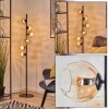 Koyoto Lampadaire 34 cm Ambre, 6 lumières