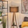 Flemming Lampadaire Écru, Noir, 1 lumière