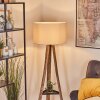 Flemming Lampadaire Écru, Noir, 1 lumière