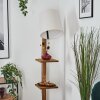 Venor Lampadaire Brun foncé, Écru, Noir, 1 lumière