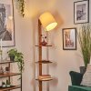 Venor Lampadaire Brun foncé, Écru, Noir, 1 lumière