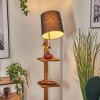 Venor Lampadaire Brun foncé, Écru, Noir, 1 lumière
