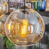 Koyoto Suspension, Boule lumineuse, Suspension Ambre, 6 lumières