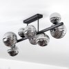 Chehalis Plafonnier, Boule lumineuse Fumé, 8 lumières