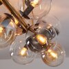 Gastor Plafonnier, Boule lumineuse Or, Noir, 8 lumières