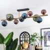Chehalis Plafonnier, Boule lumineuse Or, Noir, 10 lumières