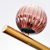 Chehalis Plafonnier, Boule lumineuse Or, Noir, 10 lumières