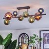 Chehalis Plafonnier, Boule lumineuse Bleu, Vert, Cuivré, 8 lumières