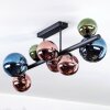 Chehalis Plafonnier, Boule lumineuse Bleu, Vert, Cuivré, 8 lumières