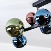 Chehalis Plafonnier, Boule lumineuse Bleu, Vert, Cuivré, 8 lumières