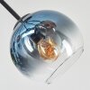Koyoto Plafonnier, Boule lumineuse 82 cm Bleu, Vert, Clair, Cuivré, 7 lumières