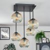 Ripoll Plafonnier, Boule lumineuse Ambre, Clair, 5 lumières