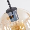 Koyoto Suspension, Boule lumineuse, Suspension Ambre, Clair, Fumé, 6 lumières
