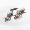 Koyoto Plafonnier, Boule lumineuse Or, Noir, 8 lumières