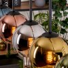 Koyoto Suspension, Boule lumineuse, Suspension Écru, Noir, 5 lumières