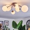 Chehalis Plafonnier, Boule lumineuse Blanc, 6 lumières